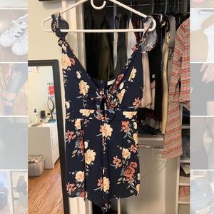 FLORAL ROMPER